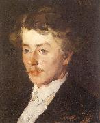 Leibl, Wilhelm Portrait of Wilhelm Trubner Germany oil painting artist